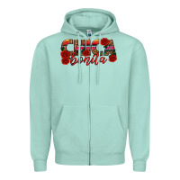 Seafoam Chica Bonita Zipper Hoodie - texasbilliewilder