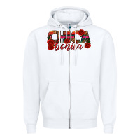 White Chica Bonita Zipper Hoodie - texasbilliewilder