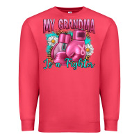 Cardinal Breast Cancer My Grandma Is A Fighter Premium Sweatshirt - Artiststas