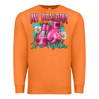 Carrot Breast Cancer My Grandma Is A Fighter Premium Sweatshirt - Artiststas