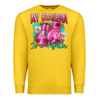 Lemon Breast Cancer My Grandma Is A Fighter Premium Sweatshirt - Artiststas