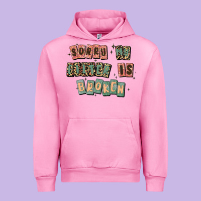 Sorry My Filter Is Broken Urban Hoodie Designed By Maliassmallbusiness