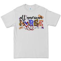 Dove Grey all american nurse Premium Tee - Artiststas