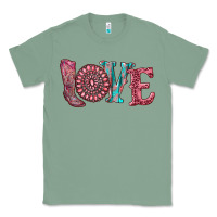 Sage valentine's day love with boots and gemstone Classic Tee - RanaPortraitStore