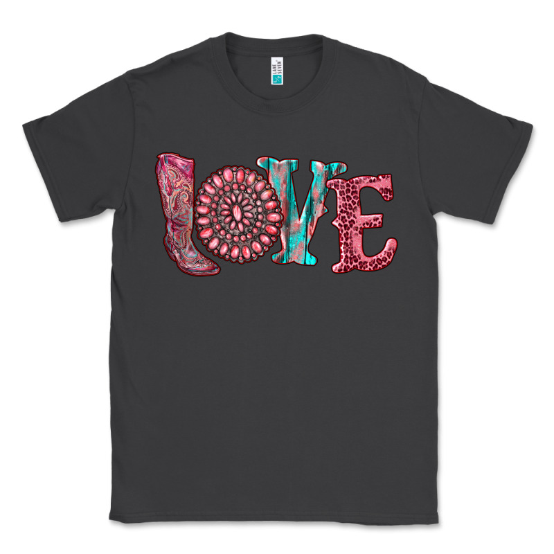 Valentine's Day Love With Boots And Gemstone Classic Tee by RanaPortraitStore | Teevron