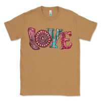 Toasted Coconut valentine's day love with boots and gemstone Classic Tee - RanaPortraitStore