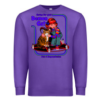 Purple Caring For Your Demon Cat Tshirt Premium Sweatshirt - Bettercallsaul