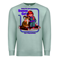 Seafoam Caring For Your Demon Cat Tshirt Premium Sweatshirt - Bettercallsaul