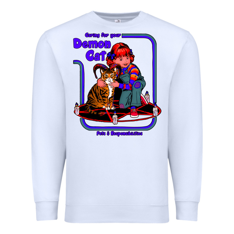 Caring For Your Demon Cat Tshirt Premium Sweatshirt by Bettercallsaul | Teevron