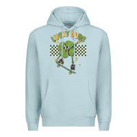 Blue Mist lucky dude Premium Hoodie - MaliasSmallBusiness