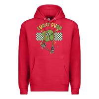 Cardinal lucky dude Premium Hoodie - MaliasSmallBusiness