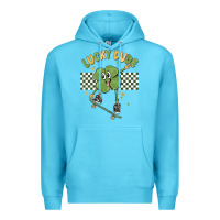 Ocean Blue lucky dude Premium Hoodie - MaliasSmallBusiness