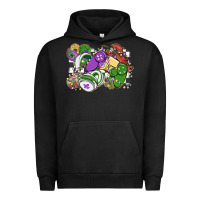 Pigment Black gamer mardi gras game controller Urban Hoodie - MaliasSmallBusiness