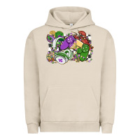 Pigment French Oak gamer mardi gras game controller Urban Hoodie - MaliasSmallBusiness