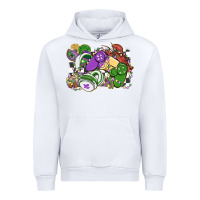 White gamer mardi gras game controller Urban Hoodie - MaliasSmallBusiness