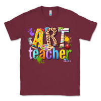 Burgundy art teacher Classic Tee - texasbilliewilder