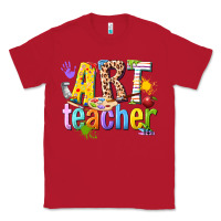 Red art teacher Classic Tee - texasbilliewilder