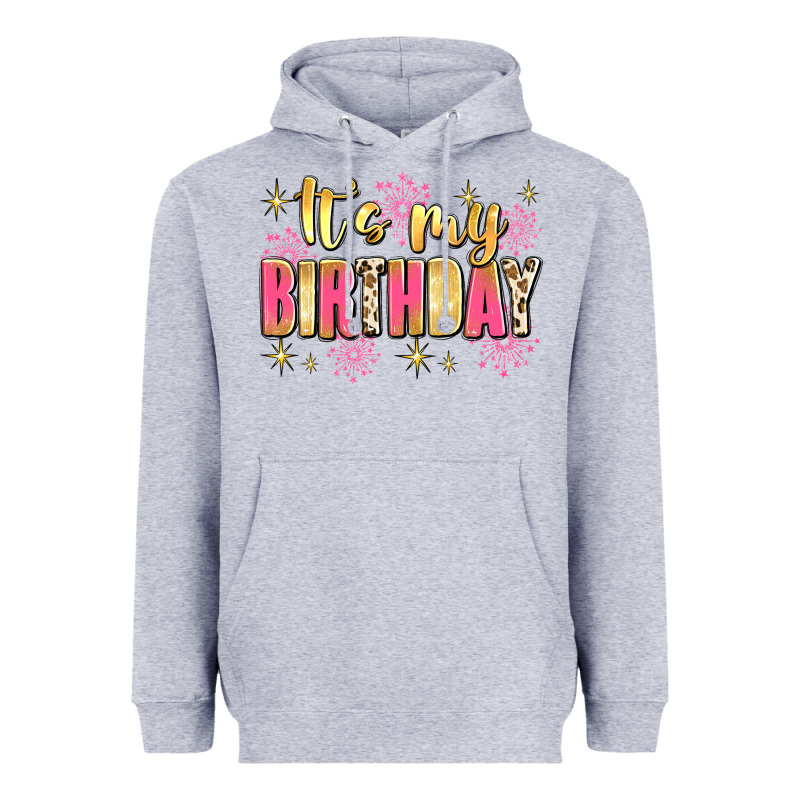 It's My Birthday Heavyweight Hoodie by JahusDesignShop | Teevron