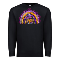 Black witchy gnome rainbow Premium Sweatshirt - BundleAndBundleShop