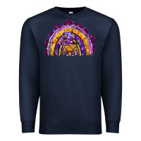 Navy witchy gnome rainbow Premium Sweatshirt - BundleAndBundleShop