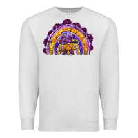 Oatmeal Heather witchy gnome rainbow Premium Sweatshirt - BundleAndBundleShop
