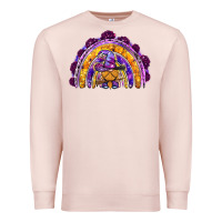Pale Pink witchy gnome rainbow Premium Sweatshirt - BundleAndBundleShop