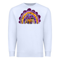 White witchy gnome rainbow Premium Sweatshirt - BundleAndBundleShop