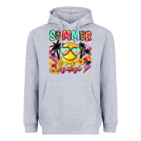 Heather Grey summer babe Heavyweight Hoodie - JahusDesignShop