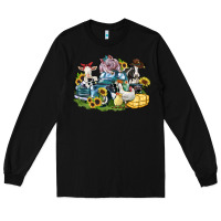 Black farm animals truck Long Sleeve Tee - Zillion Design Studio
