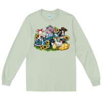 Matcha farm animals truck Long Sleeve Tee - Zillion Design Studio