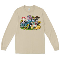 Mushroom farm animals truck Long Sleeve Tee - Zillion Design Studio