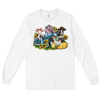 White farm animals truck Long Sleeve Tee - Zillion Design Studio