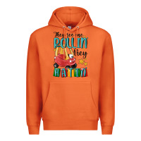 Carrot they see me rollin' they hatin' Premium Hoodie - MaliasSmallBusiness