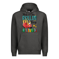Charcoal Heather they see me rollin' they hatin' Premium Hoodie - MaliasSmallBusiness