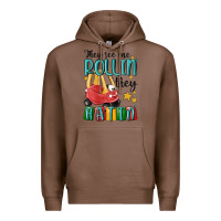 Chestnut they see me rollin' they hatin' Premium Hoodie - MaliasSmallBusiness
