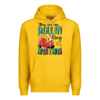 Lemon they see me rollin' they hatin' Premium Hoodie - MaliasSmallBusiness