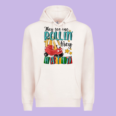 They See Me Rollin' They Hatin' Premium Hoodie Designed By Maliassmallbusiness