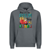 Rock they see me rollin' they hatin' Premium Hoodie - MaliasSmallBusiness