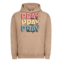Pigment Burro pray on it pray over it pray through it Urban Hoodie - MaliasSmallBusiness