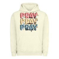 Pigment Pistachio pray on it pray over it pray through it Urban Hoodie - MaliasSmallBusiness