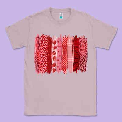Valentine's Day Brushstroke Classic Tee Designed By Ranaportraitstore