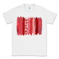 White valentine's day brushstroke Classic Tee - RanaPortraitStore