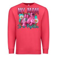 Cardinal Breast Cancer My Mom Is A Fighter Premium Sweatshirt - Artiststas