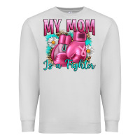 Dove Grey Breast Cancer My Mom Is A Fighter Premium Sweatshirt - Artiststas
