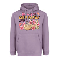 Lavender his mercies are new every morning lamentations 3 2 Heavyweight Hoodie - JahusDesignShop