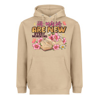 Mushroom his mercies are new every morning lamentations 3 2 Heavyweight Hoodie - JahusDesignShop