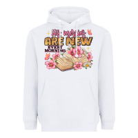 White his mercies are new every morning lamentations 3 2 Heavyweight Hoodie - JahusDesignShop