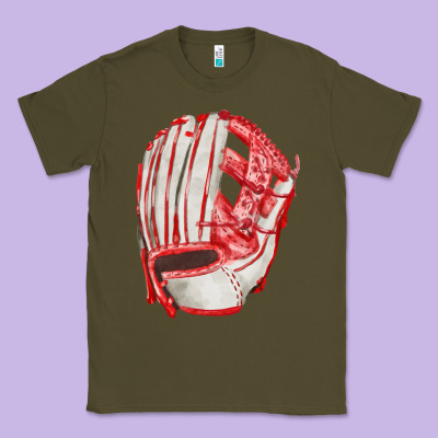 Catchers Mitt Fa Element Classic Tee Designed By Fadigitalartstudio