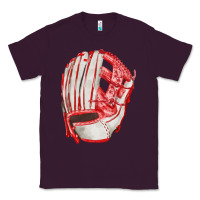 Plum Catchers Mitt Fa Element Classic Tee - FaDigitalArtStudio