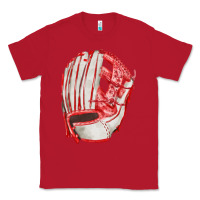 Red Catchers Mitt Fa Element Classic Tee - FaDigitalArtStudio